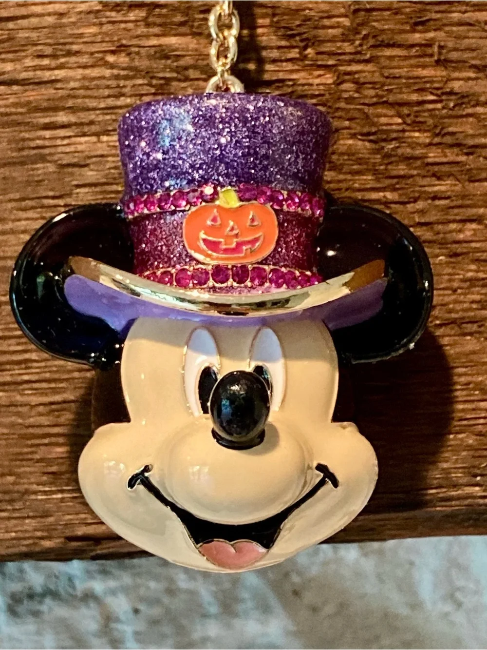 NWT&box BaubleBar Disney Mickey Mouse magician Halloween bag charm